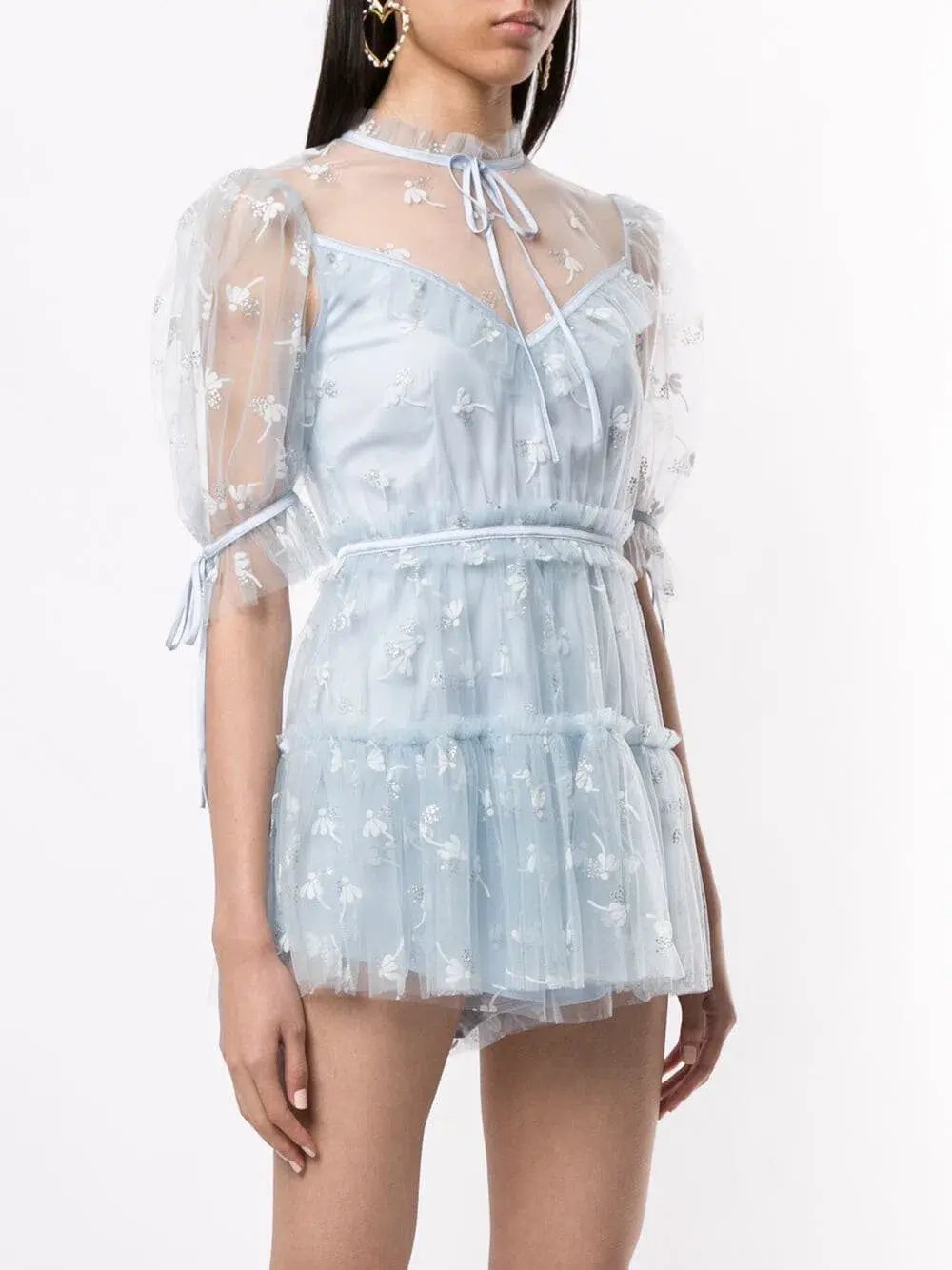 Alice McCall Moon Lover Playsuit Blue Size AU 10 photo 3