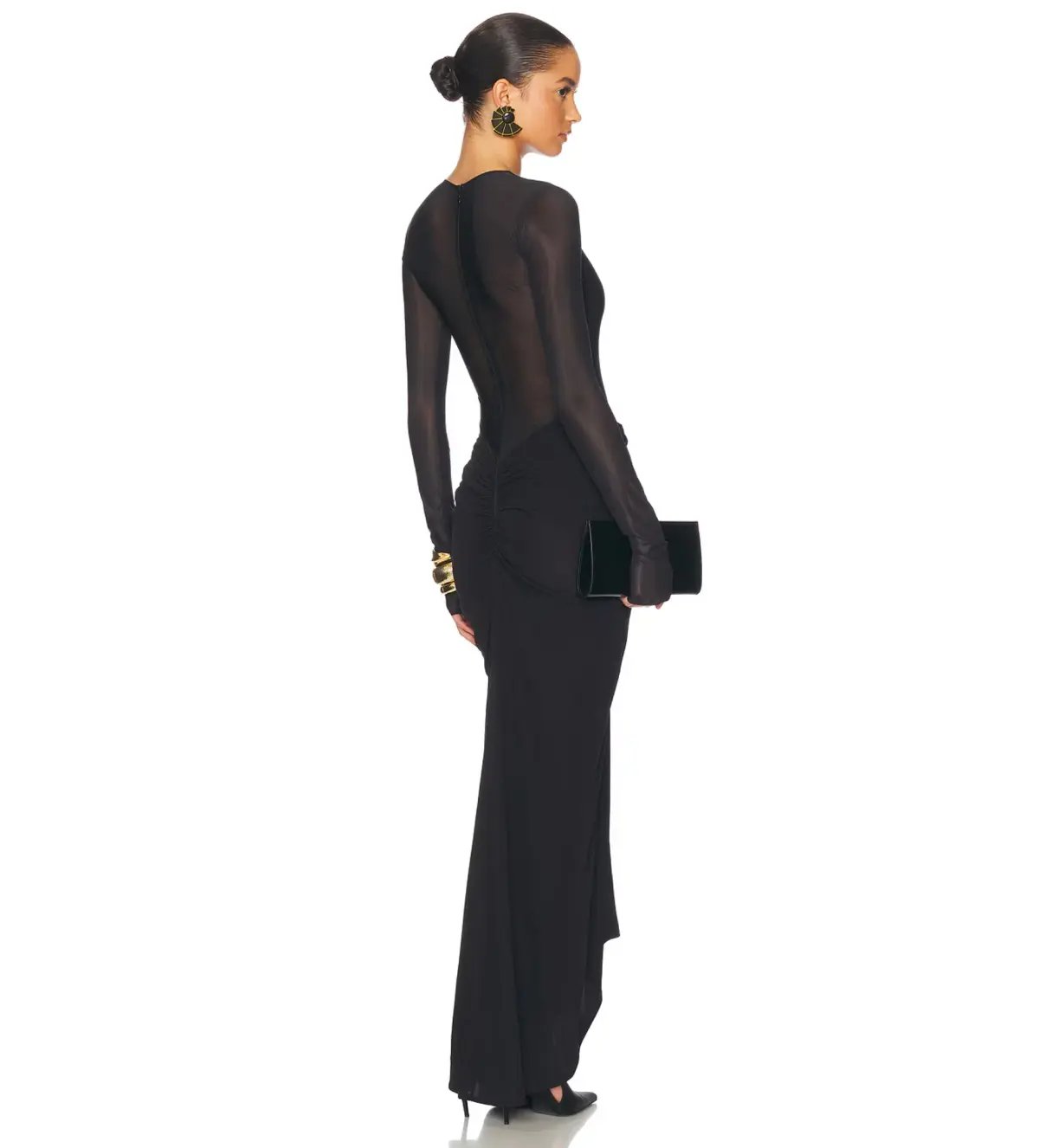 Helsa The Margot Dress Black Size XS / AU 6 - 8 photo 3
