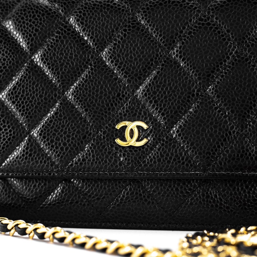 Chanel WOC In Black Caviar photo 3