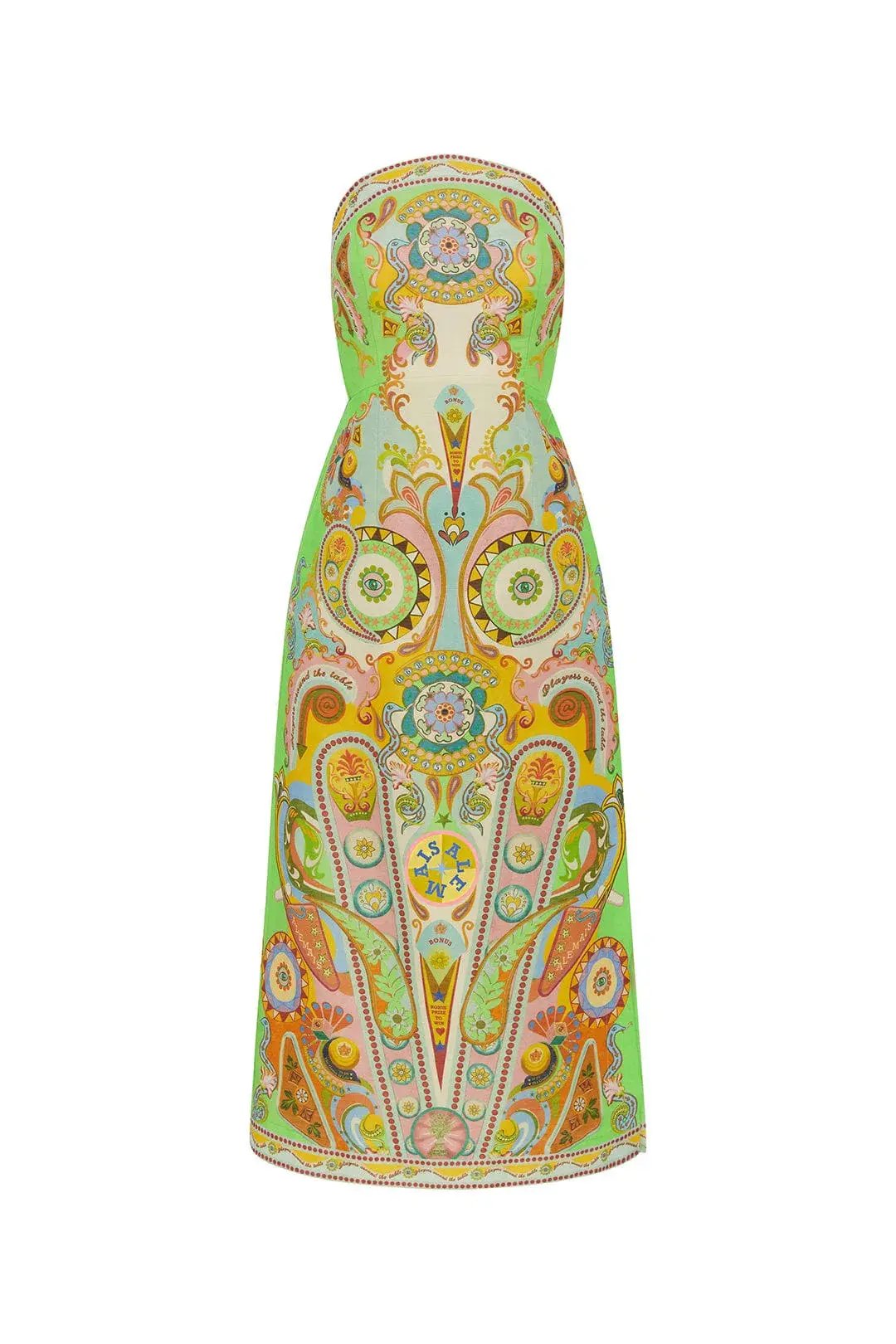 Alemais Pinball Bodice Midi Dress Multi Size AU 16 photo 5