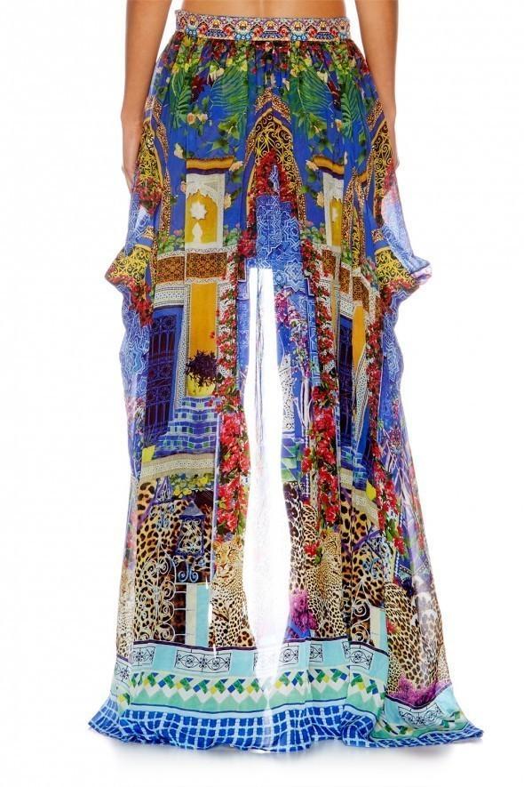 Camilla Bohemian Bounty Short Skirt Print Size 12 photo 3