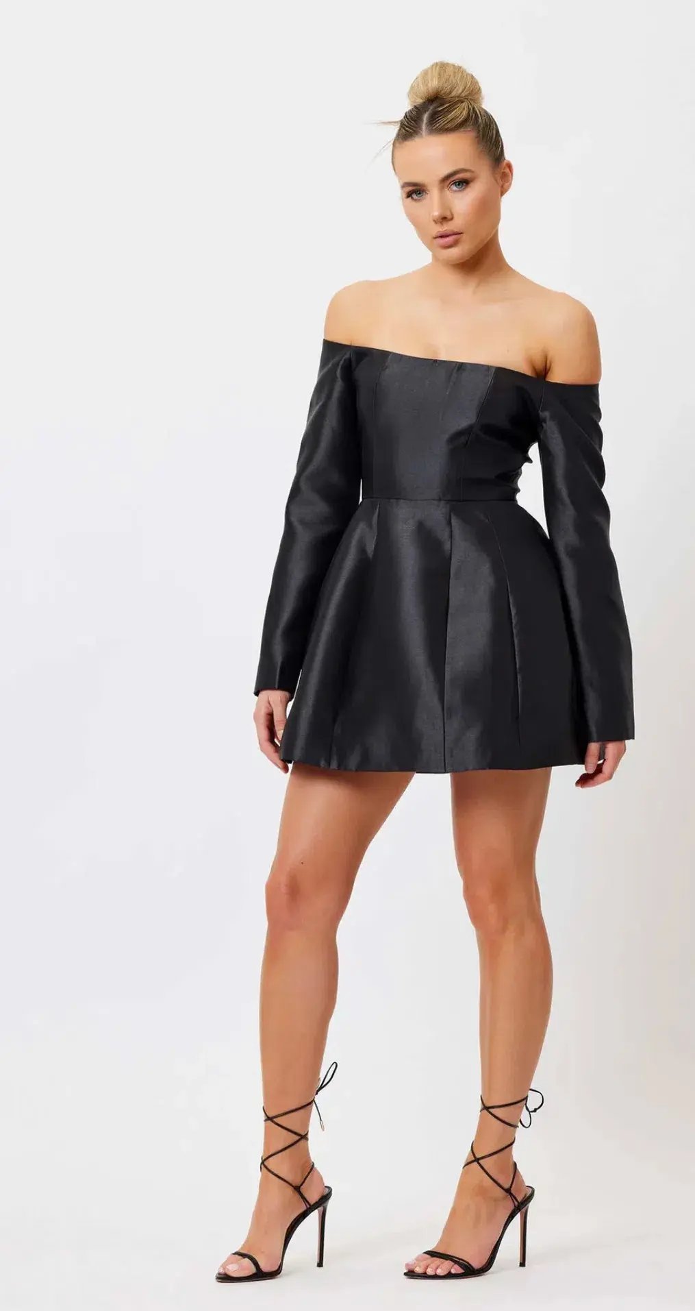 Bianca and Bridgett Michelle Mini Dress Black Size 6 photo 4