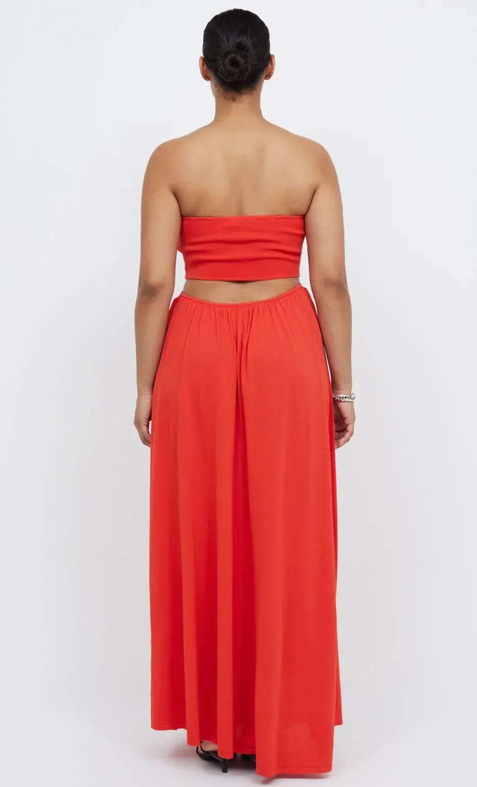 Bec & Bridge Miranda Knit Dress Fire Orange Size 8 photo 5
