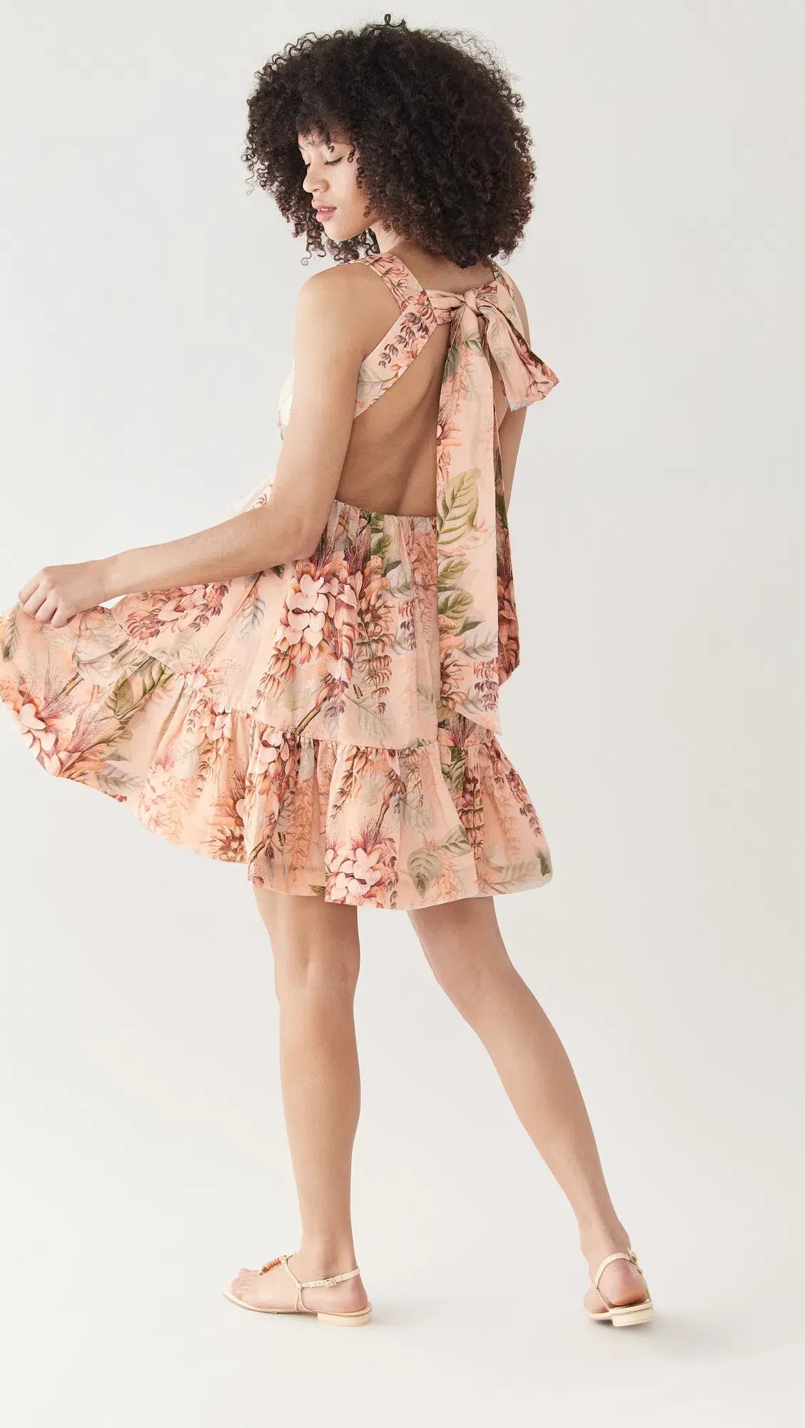 Zimmermann Candescent Plunge Neck Mini Print Size 0 photo 2