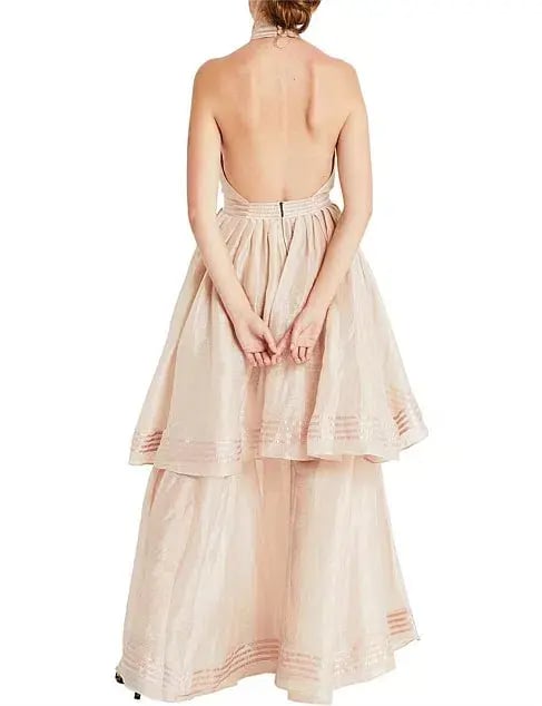 Aje Sienna Dress Blush Size 8 photo 2