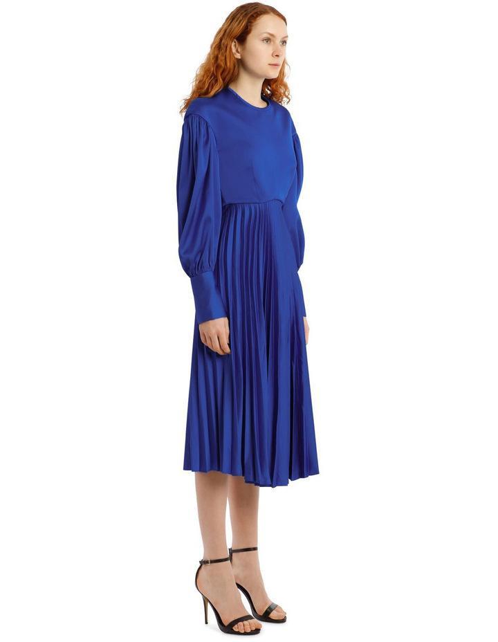Nicola Finnetti  Evelyn Midi Blue Dress Size 8 photo 2
