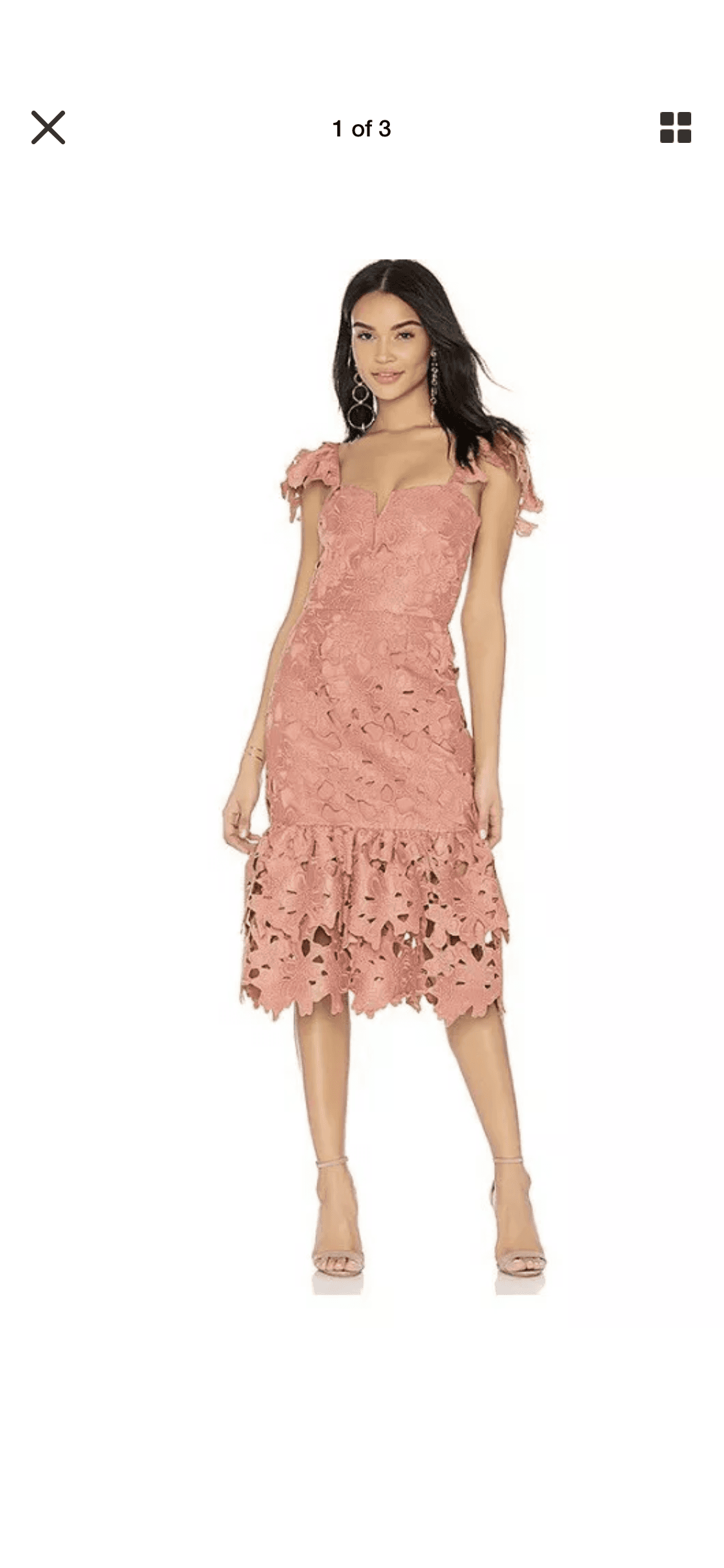 Saylor donna Dress Terrecotta Size 10 photo 2