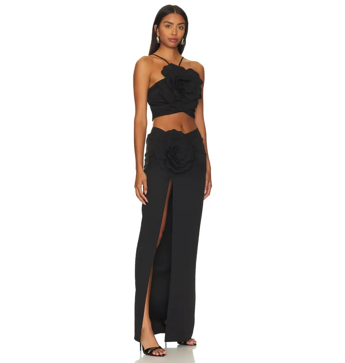 Lovers + Friends Artemis Gown in Black Size AU 6 photo 2