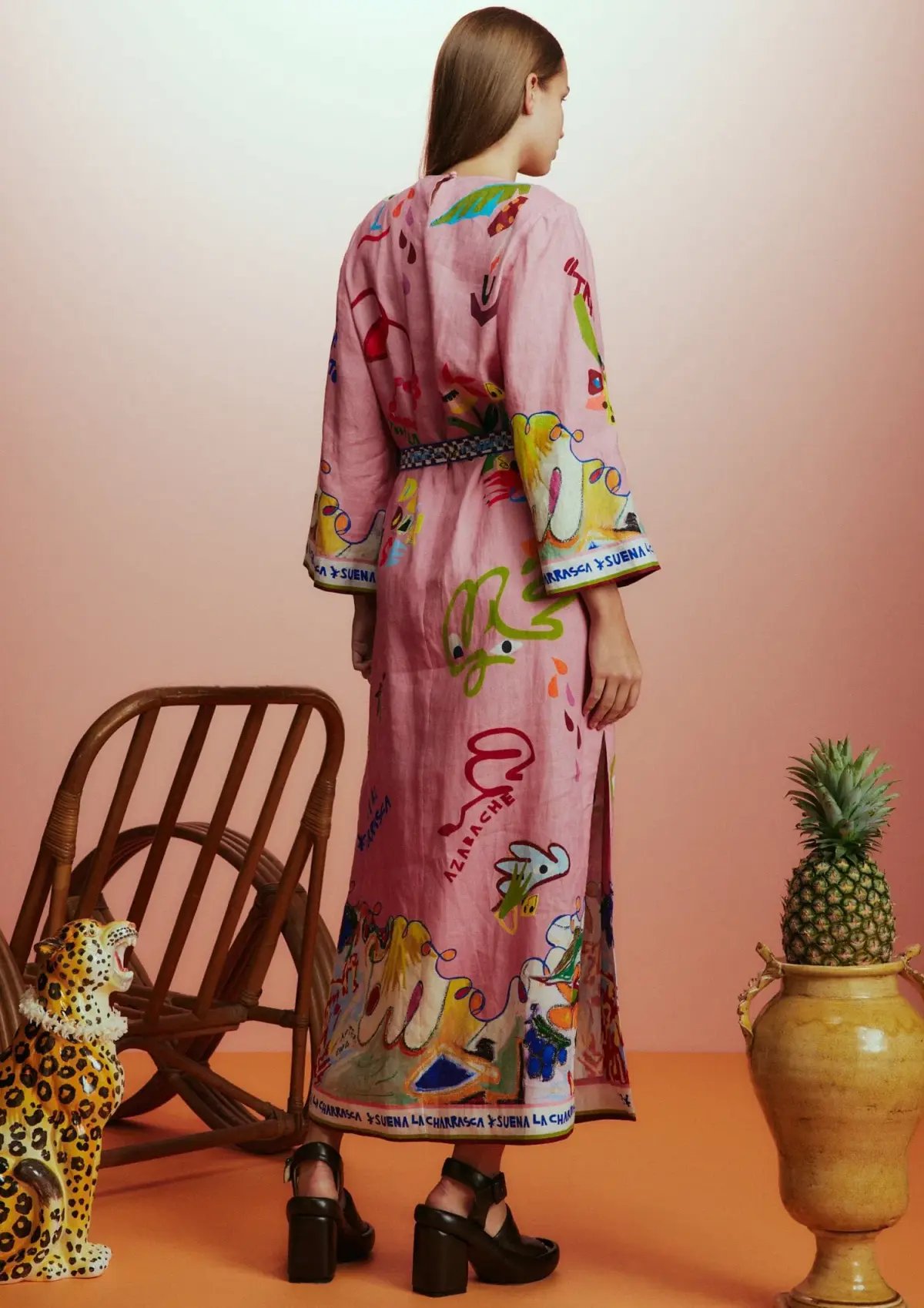 Alemais La Charrasca Midi Dress Pink Size 16 photo 2