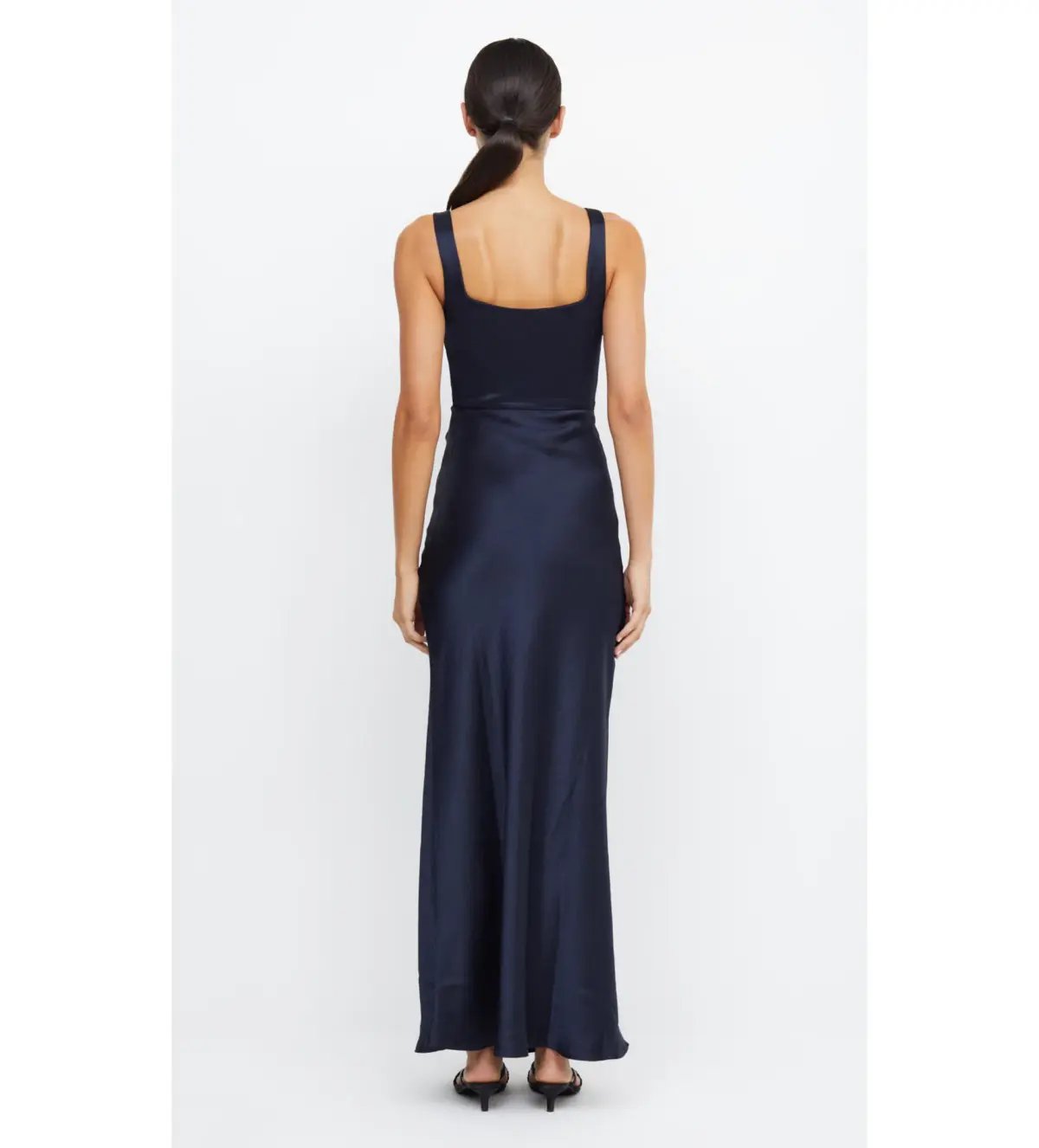 Bec & Bridge Dress The Dreamer Square Neck Dress Ink Size 8 photo 2