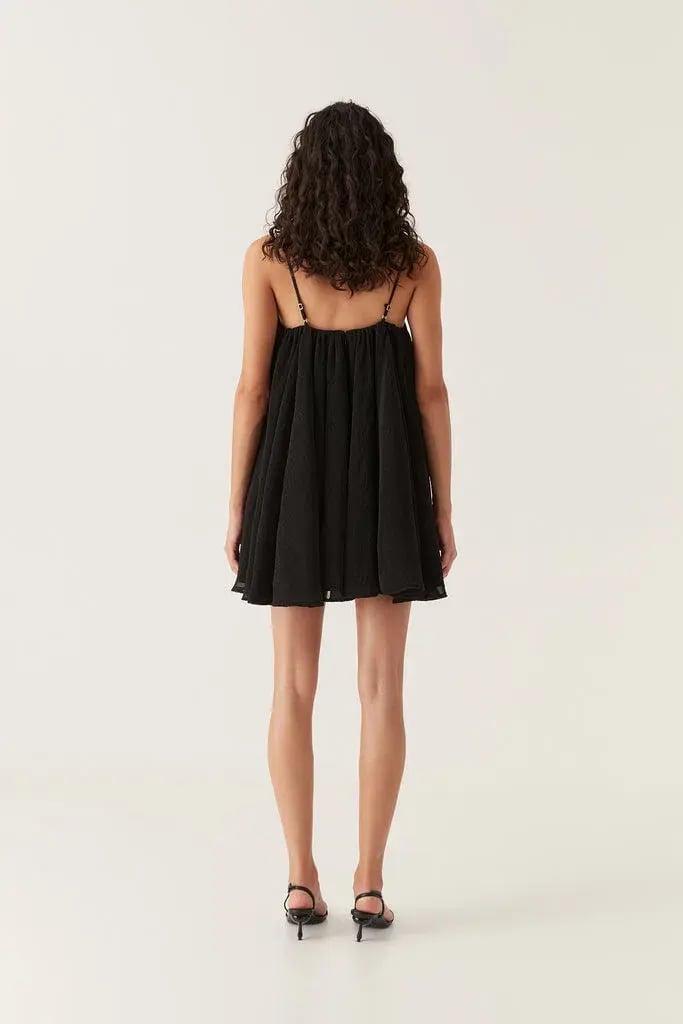 Aje Filigree Sweetheart Mini Dress Black Size 10 photo 3