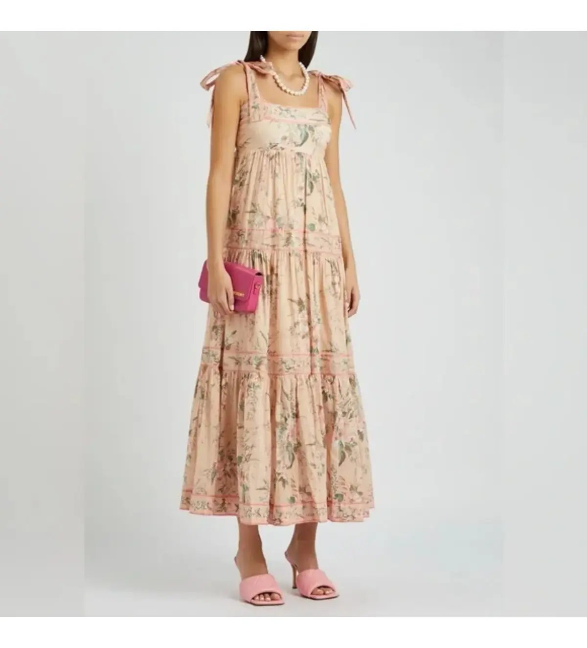 Zimmerman  Moonshine Tie-Shoulder Dress  Size AU 16 photo 3