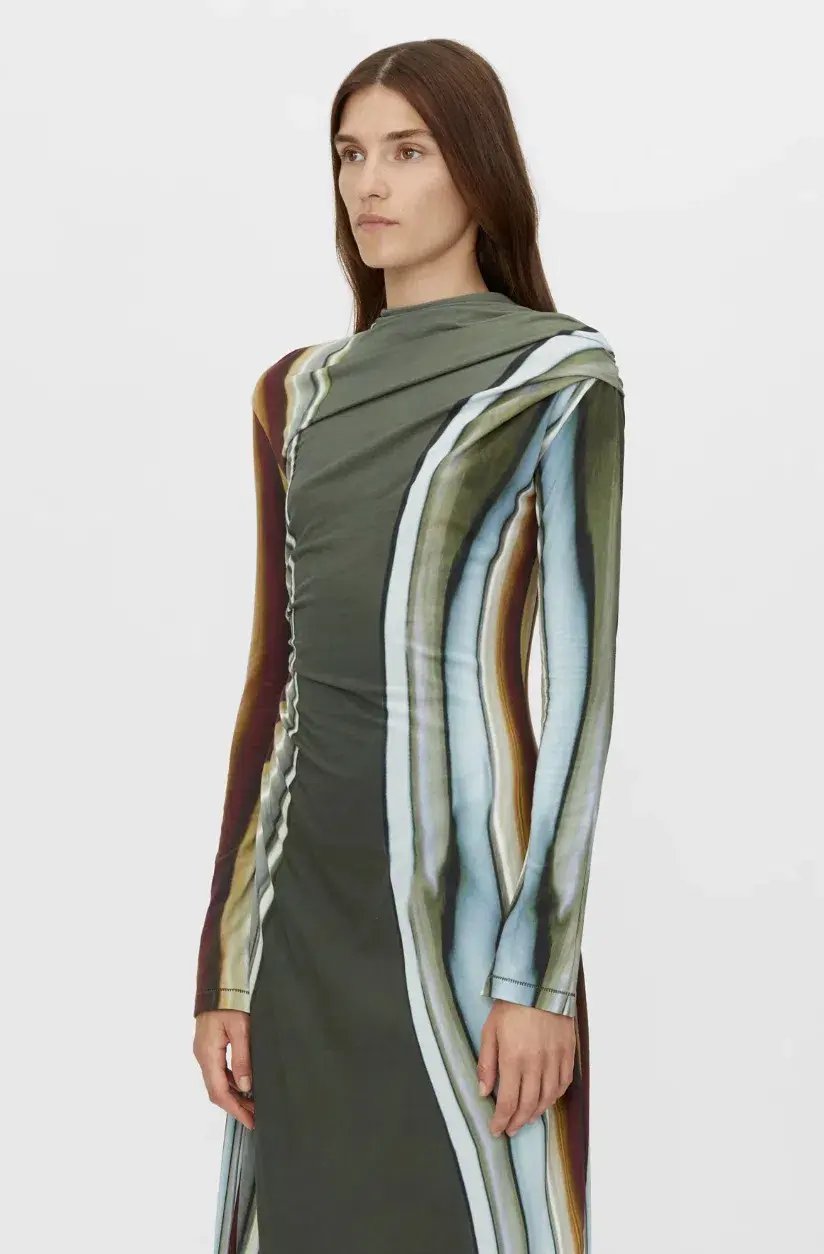 Camilla and Marc Elixir Dress Multi Print Size 8 photo 3