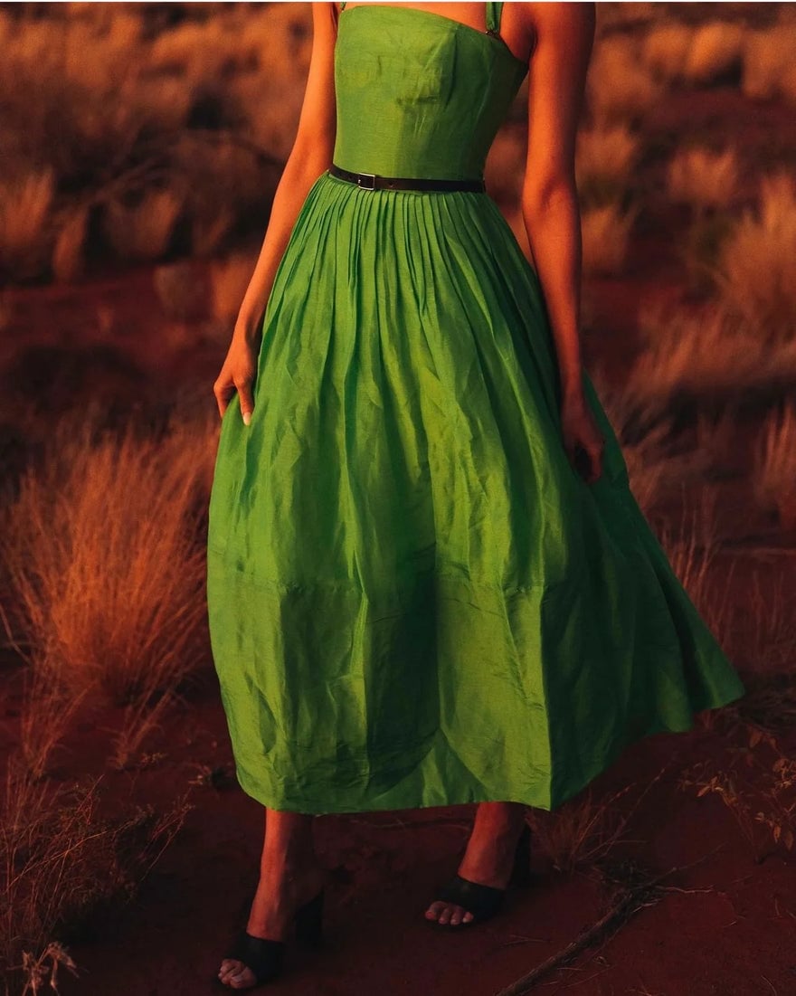 Leo Lin Citron Midi Dress photo 5