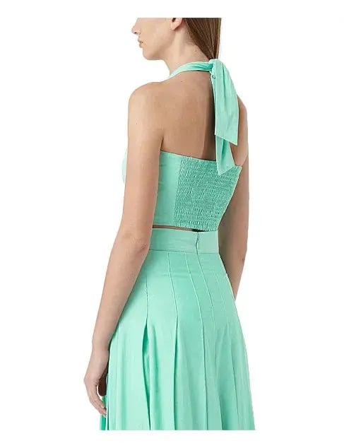 Camilla & Marc Solene Top and Skirt Set in Jade Green Size 10 photo 4
