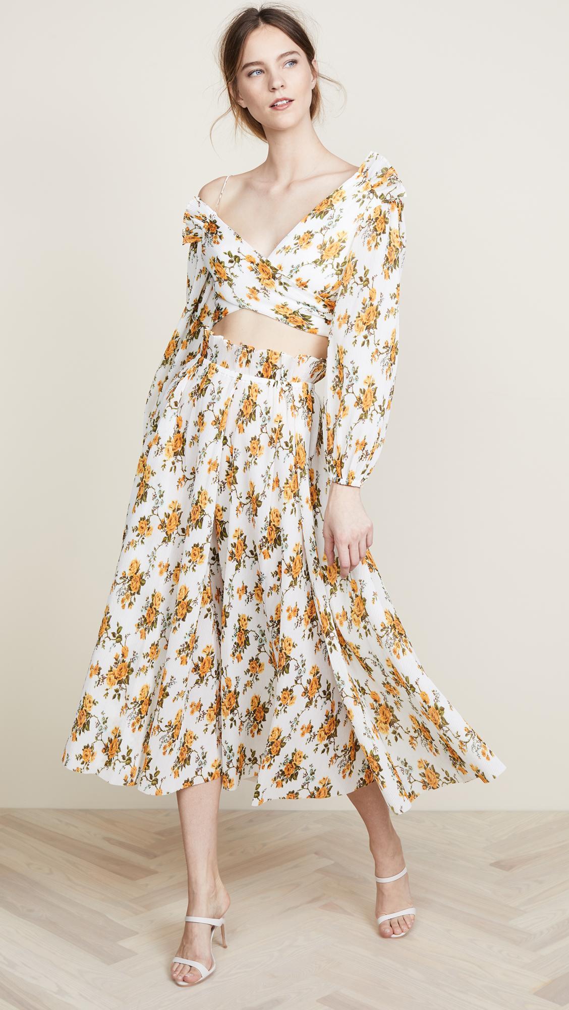 Zimmermann Golden Plisse Skirt photo 2