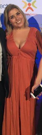 Bec & Bridge Shifting Sands Maxi Dress Rust Size 12 photo 4