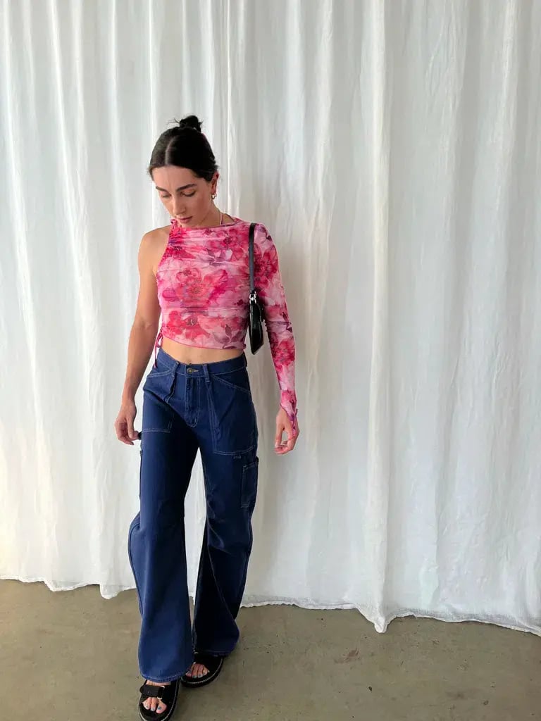 I.AM.GIA Jamari Top Pink Floral Size XXS / AU 6 photo 7