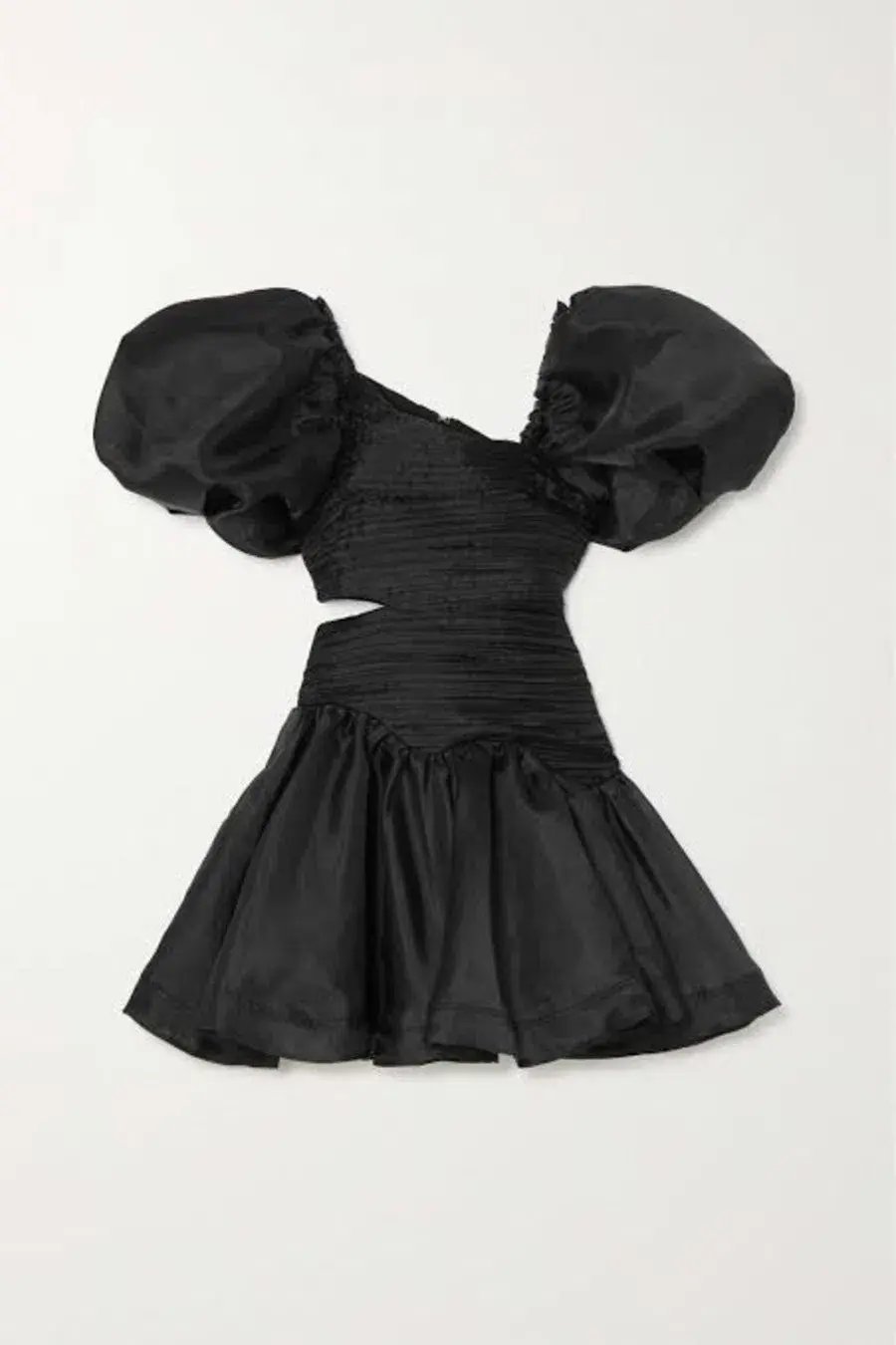 Aje Joan Puff Sleeve Black Mini Dress Cocktail Wedding RRP ($455) Size AU16/US12 photo 2