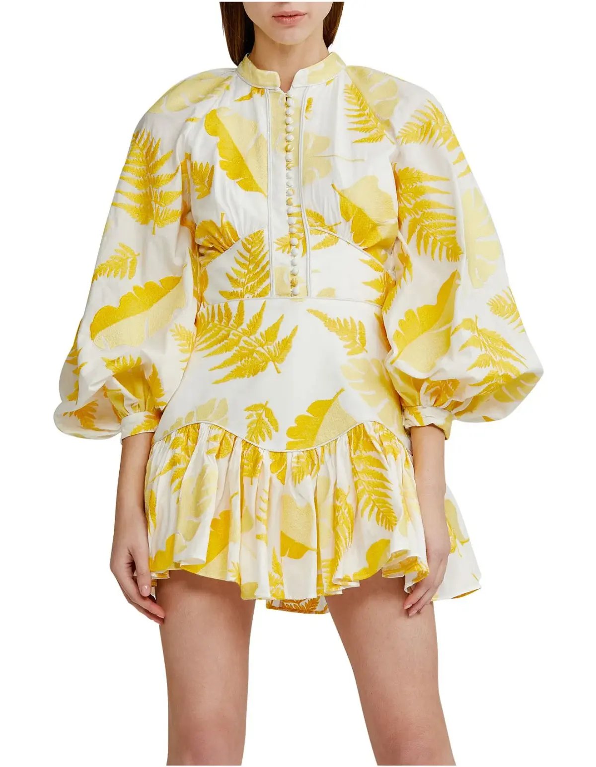 Acler Bastia Mini Yellow Floral Print 10 photo 2