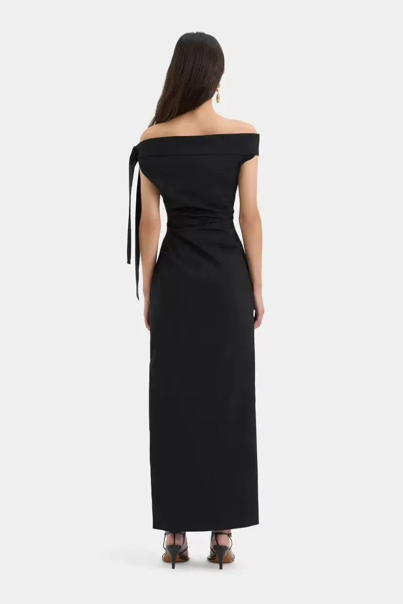 SIR The Label Dahlia Black Gown Size 12 photo 3