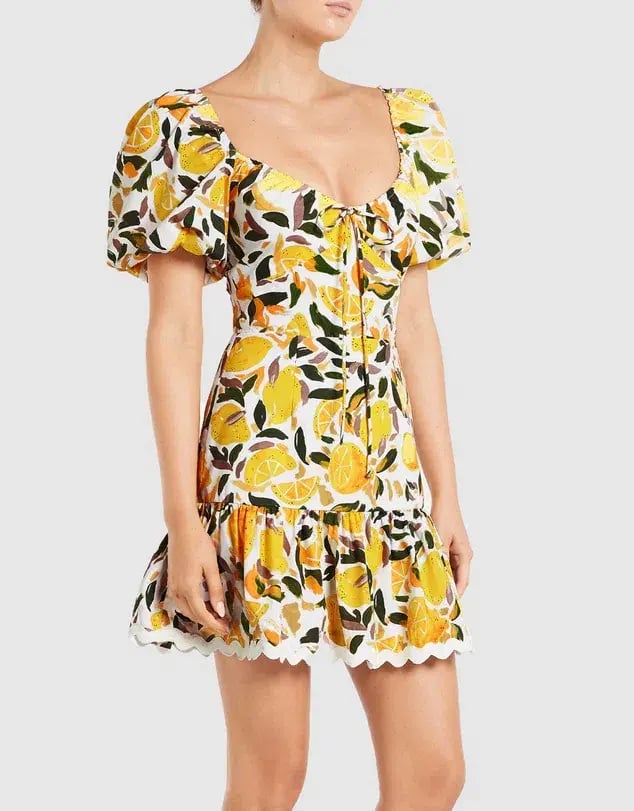 Rebecca Vallance Amarilla Mini Dress Print Size 10 photo 2