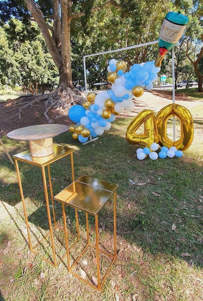Party Hire Birthday Decoration Cake Smash White Plinths/Pillars/Cake stand photo 8
