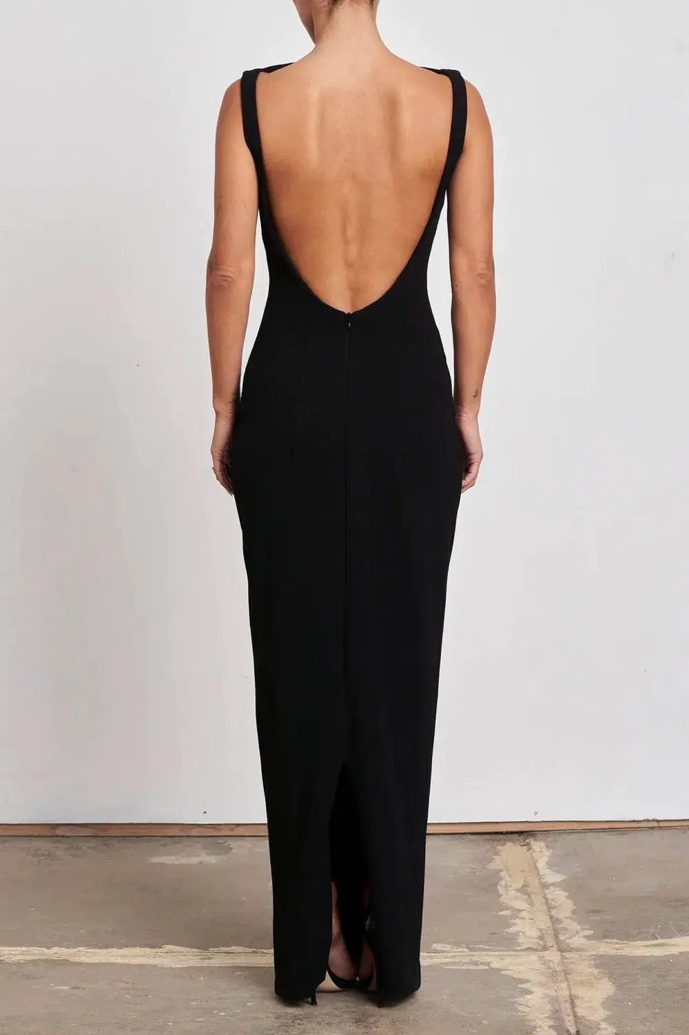 Effie Kats Verona Gown Black Size 8 photo 4