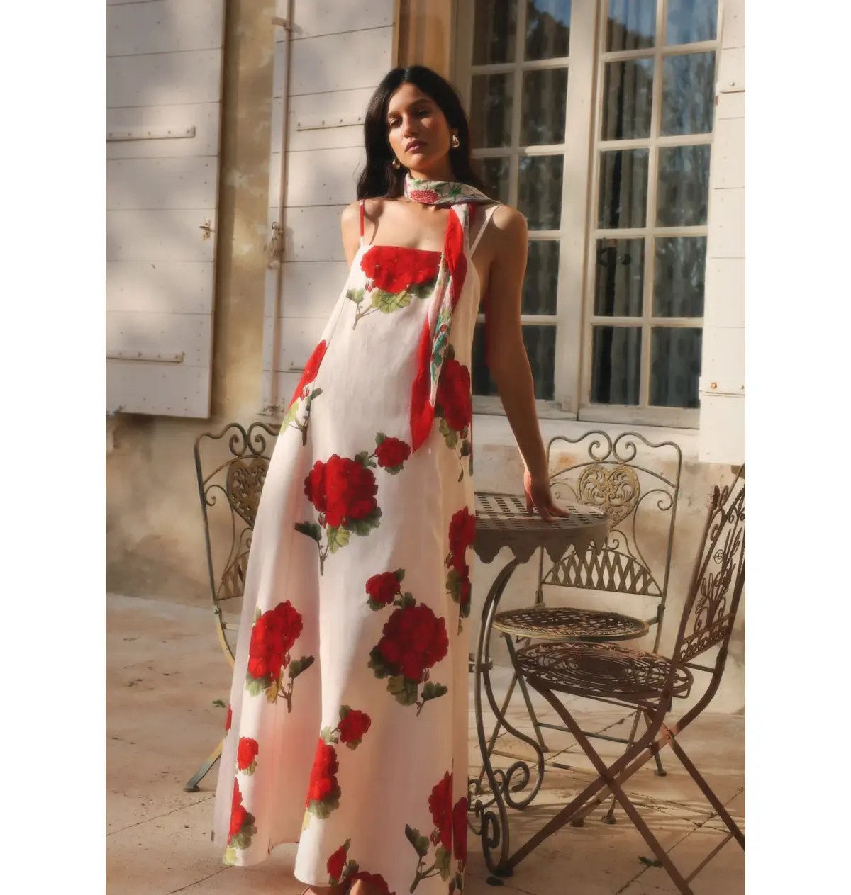 Morton Mac Camilla Dress in Crimson Ivy Size S / AU 8 photo 3