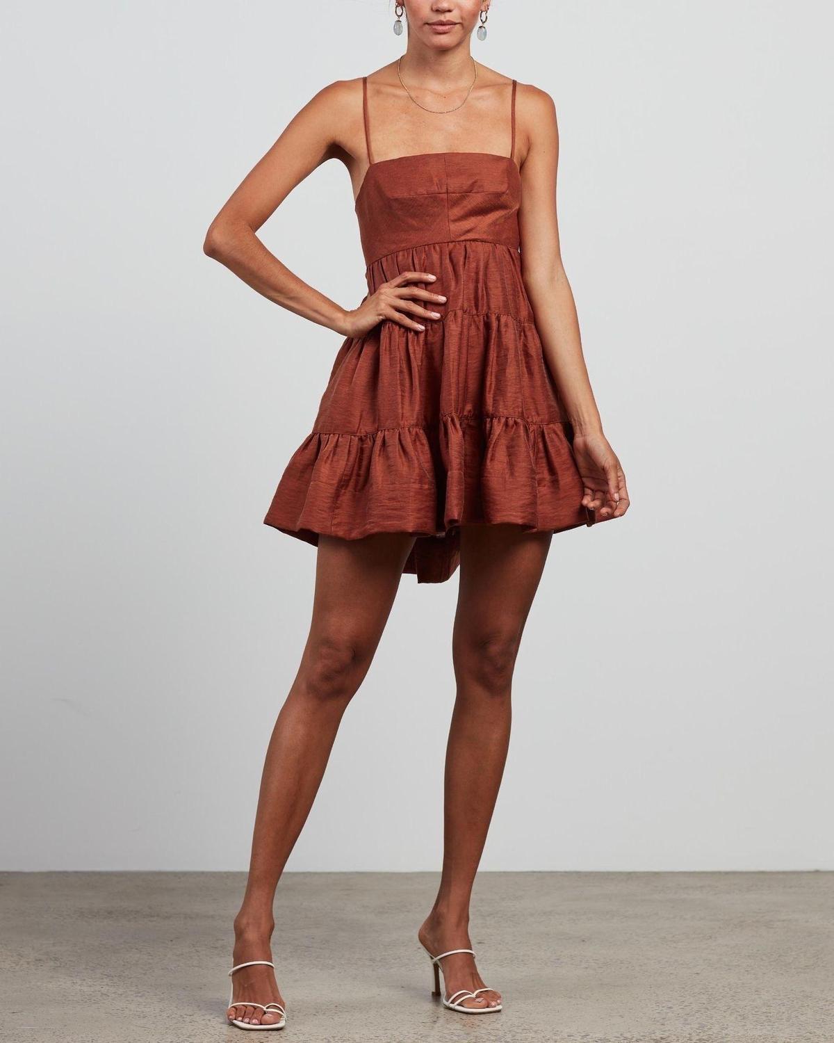 Elsa Tiered Mini Dress photo 2