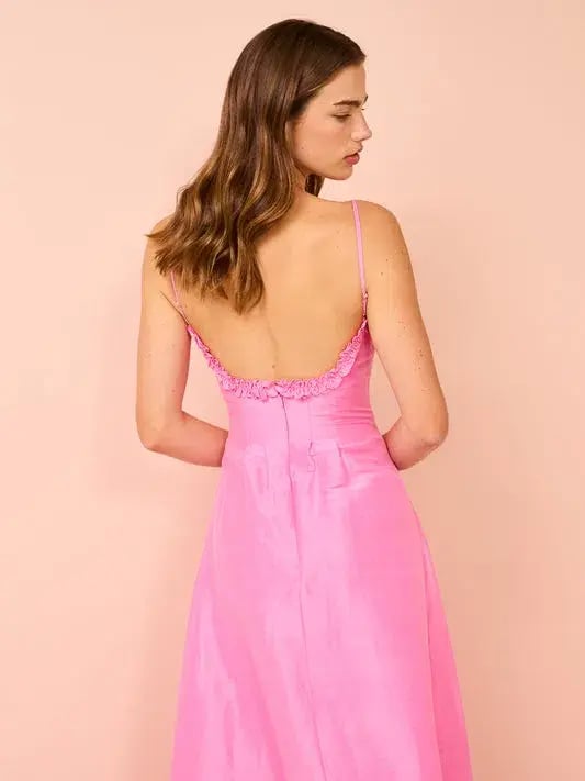 Aston Studio Raquel Dress In Candy Silk Size 12 photo 3