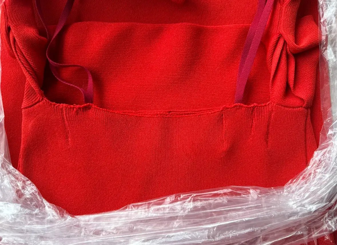 Jacquemus La Robe Maille Alca Dress Red Size FR32 / AU 4 photo 8
