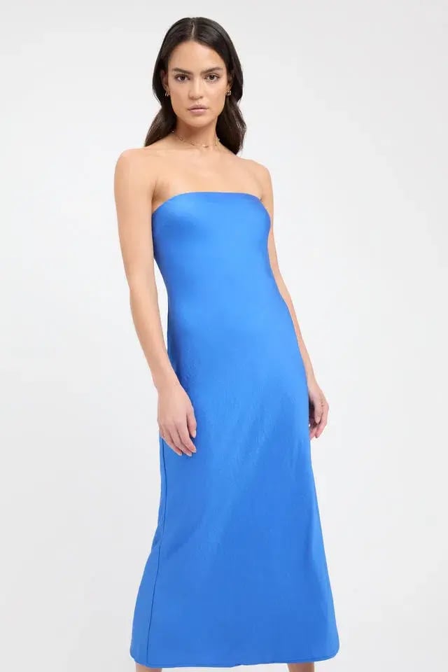 Kookai Milan Ivy Slip Midi Dress Blue Size 10 photo 2