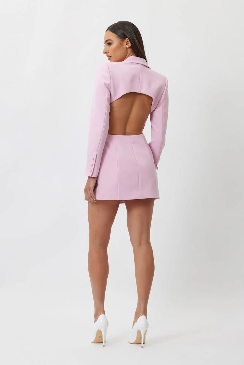 BIANCA & BRIDGETT MEGAN BLAZER DRESS - PINK photo 3