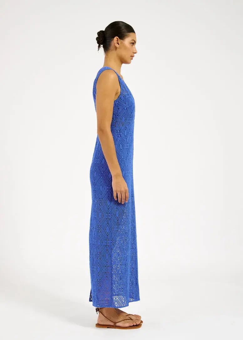 Roame Westwood Dress Cobalt Crochet Blue Size 1 / AU 8 photo 2