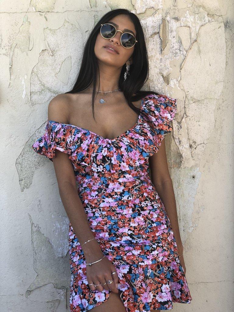 Talulah Cloud Nine Mini Dress Floral Size 14 photo 3