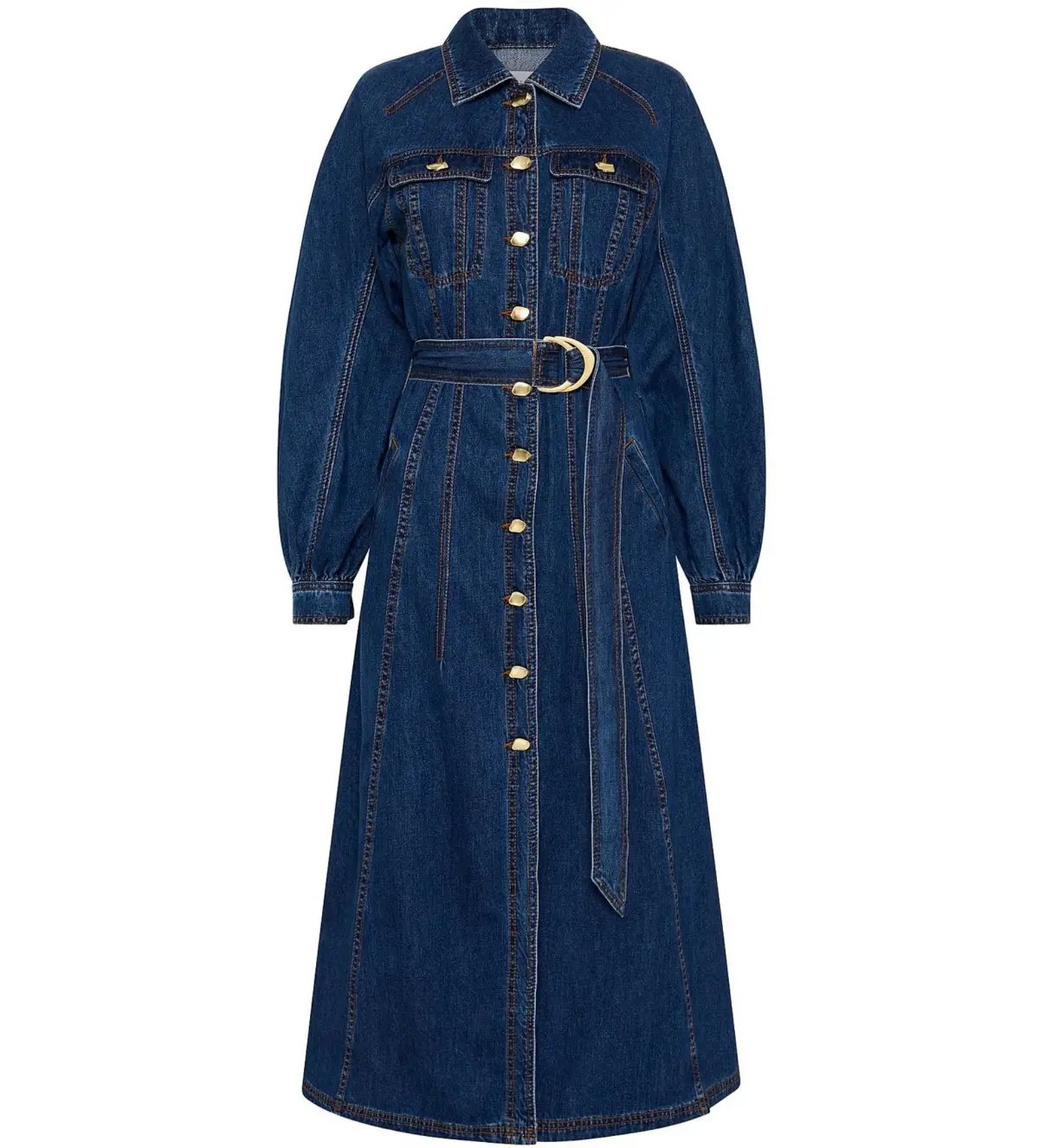 Aje Colorado Denim Midi Dress Size XXS / AU 4 photo 4