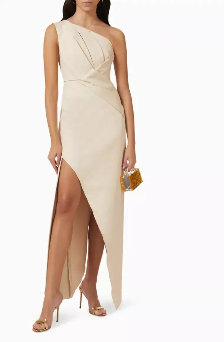 Rachel Gilbert Luna Gown Oat Size 2 /Au 10 photo 4