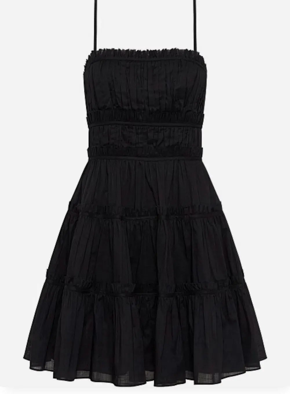 Aje Breathless Mini Dress Black Size 14 photo 5