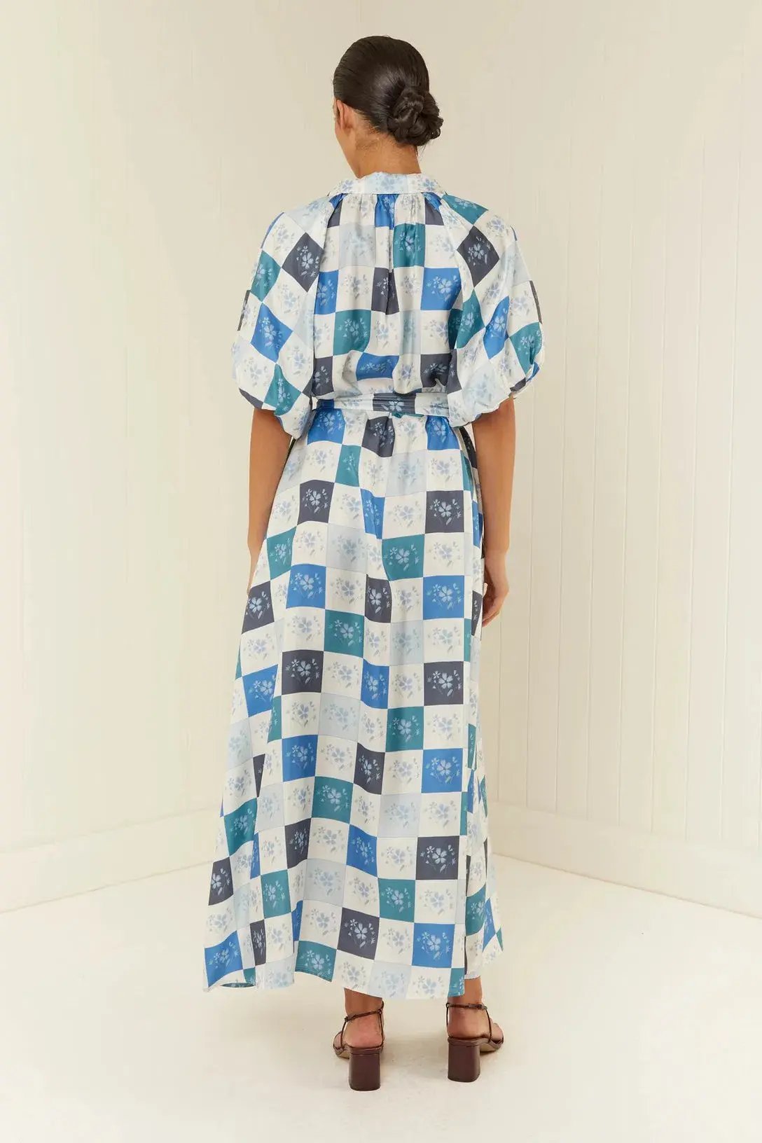 Palm Noosa Carla Shirt Dress White/Blue Size 14 photo 2
