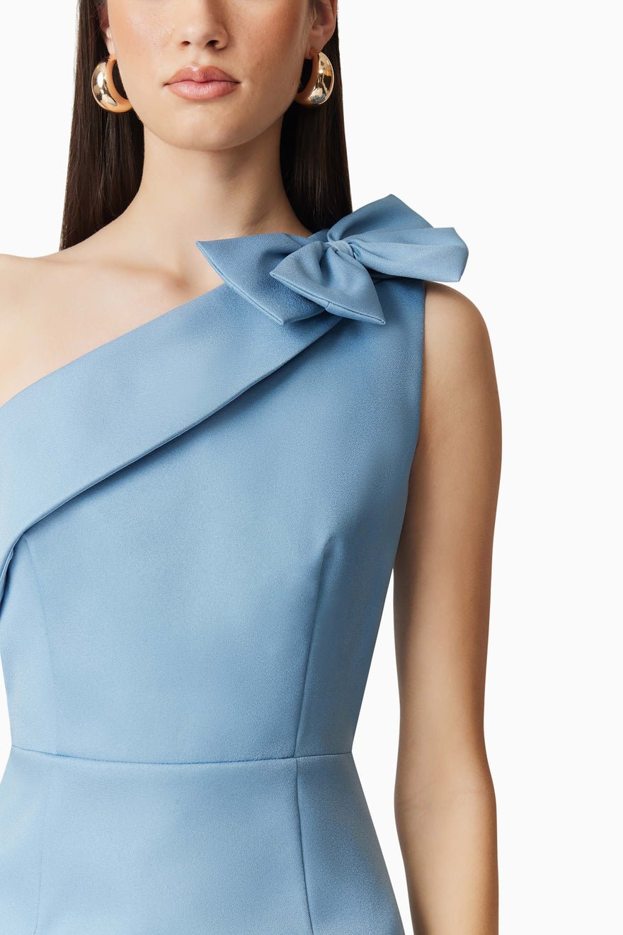 Elliatt Celia Mini Asymmetrical Dress - Sky Blue photo 2
