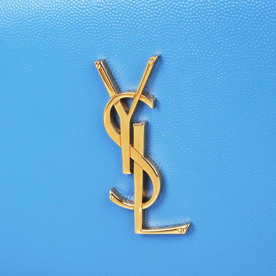 Saint Laurent Sky Blue Classic Kate Monogram Clutch photo 3