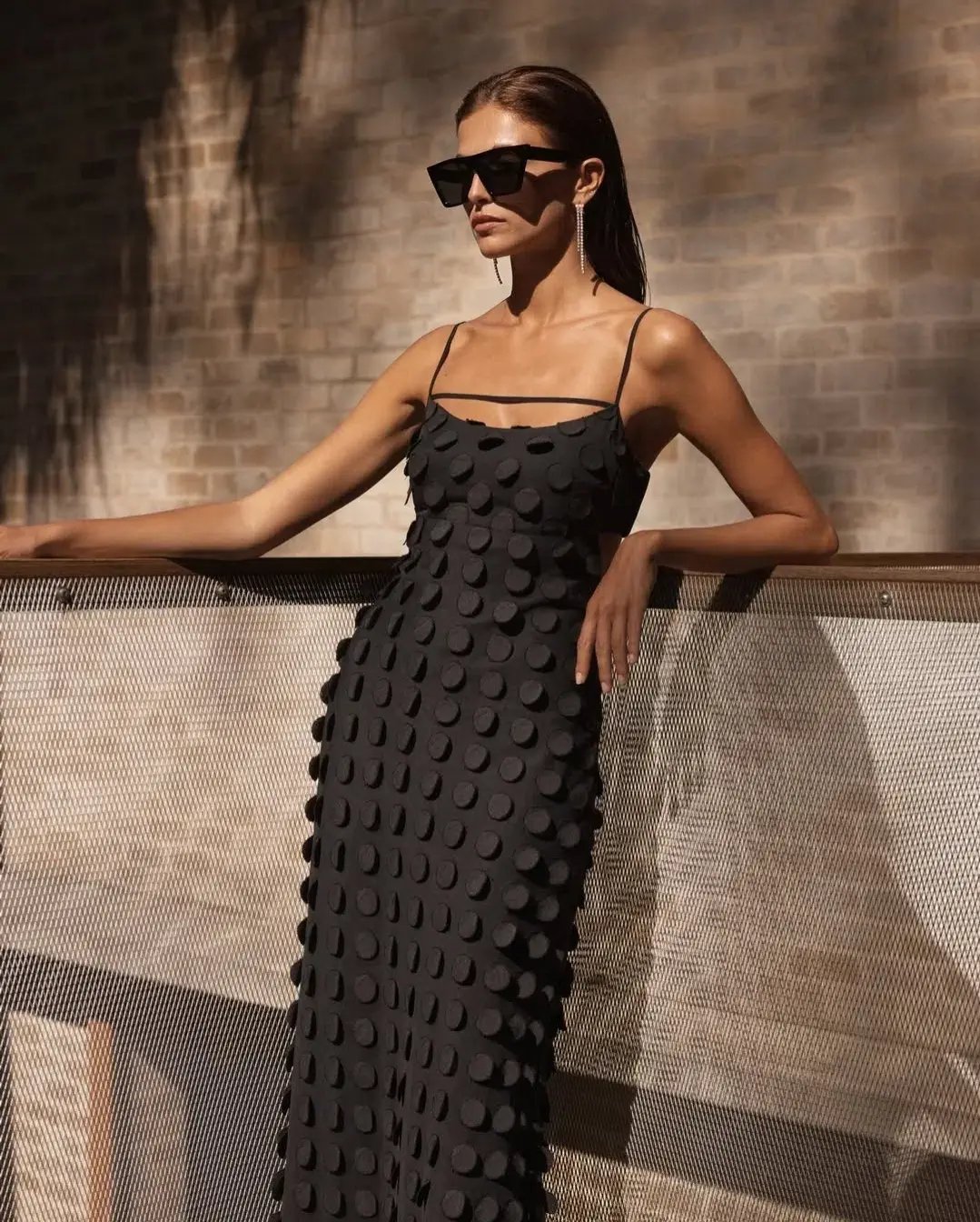 Sheike Escape Maxi Dress Black Size 6 photo 2