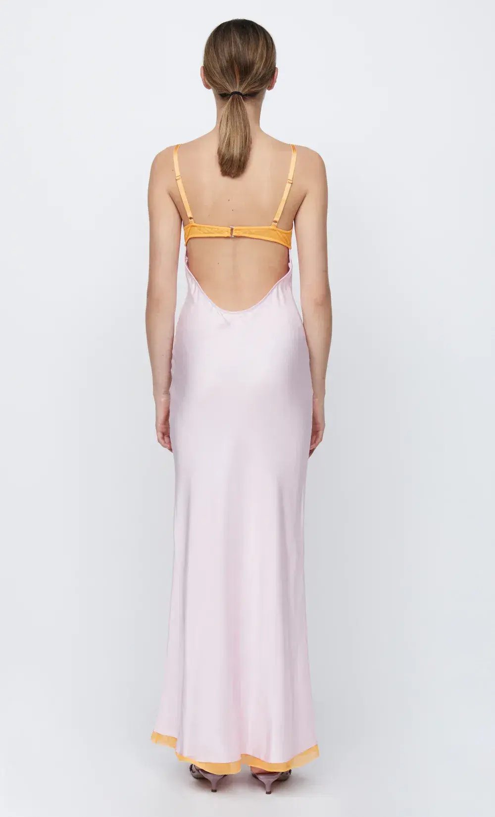 Bec & Bridge Joelle Maxi Dress In Quartz/Tangerine Size 8 photo 3