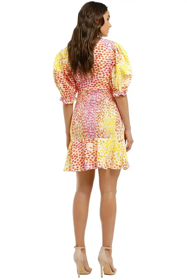 Ministry of Style Gazania Mini Dress Multi Print Size 12 photo 3