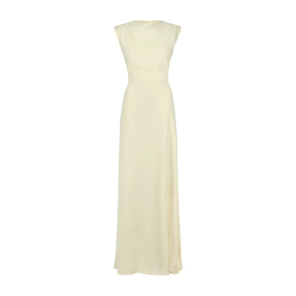 Odd Muse The Ultimate Muse Drape Back Maxi Dress Buttercream Size M/AU 10 photo 5
