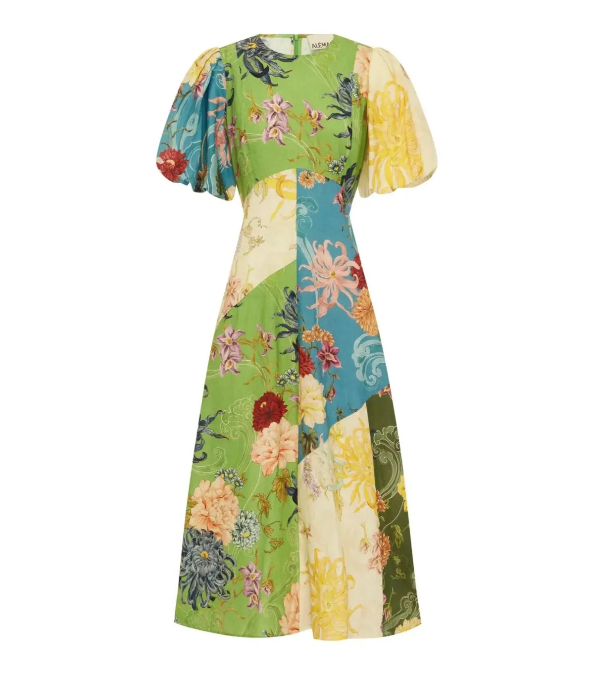 Alemais Avery Spliced Midi Dress Multi Size AU 10 photo 5