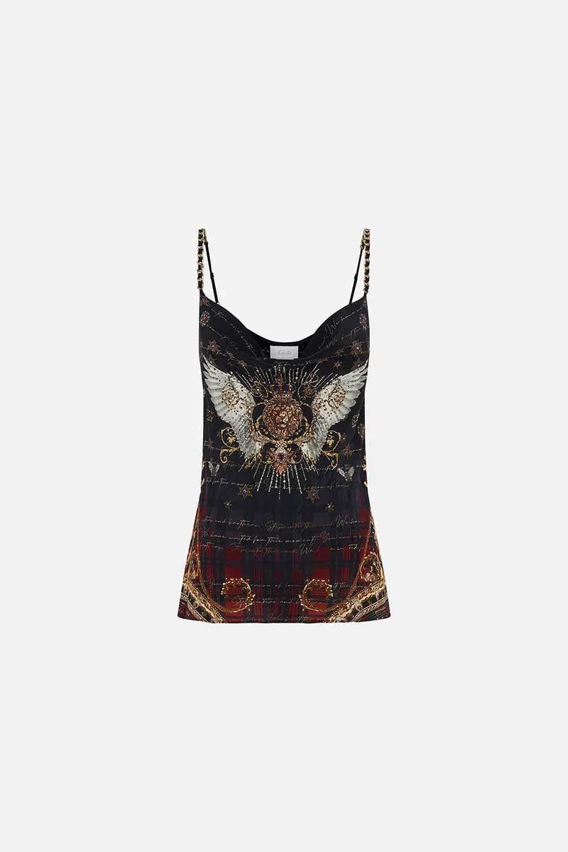 Camilla x Robbie Williams Bias Cami Top Black Print Size XL/Au 16 photo 4