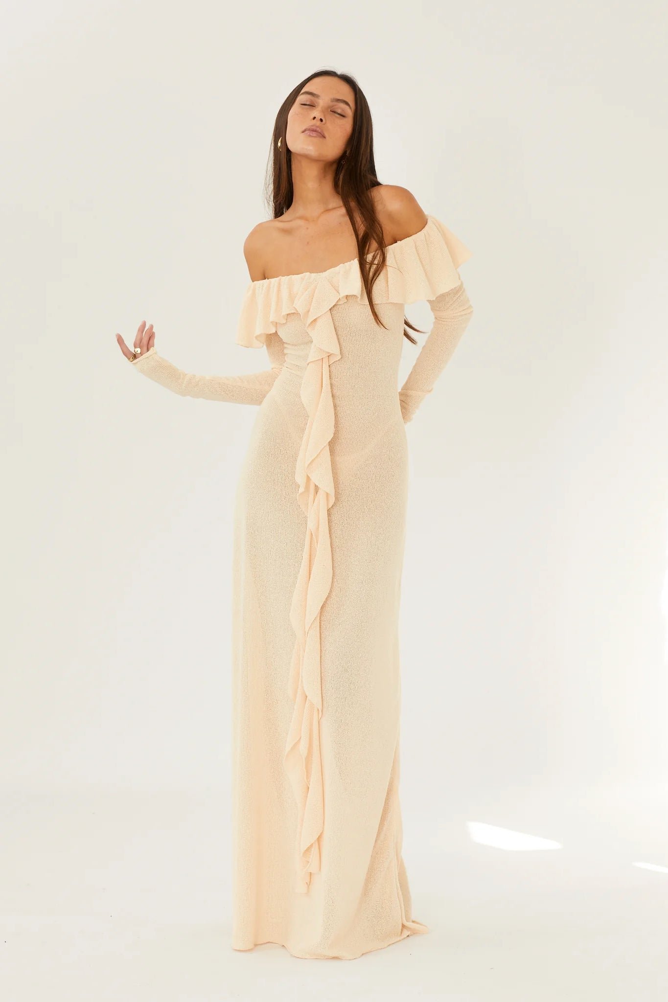 ARCINA ORI MILA DRESS - BUTTER CREAM photo 3