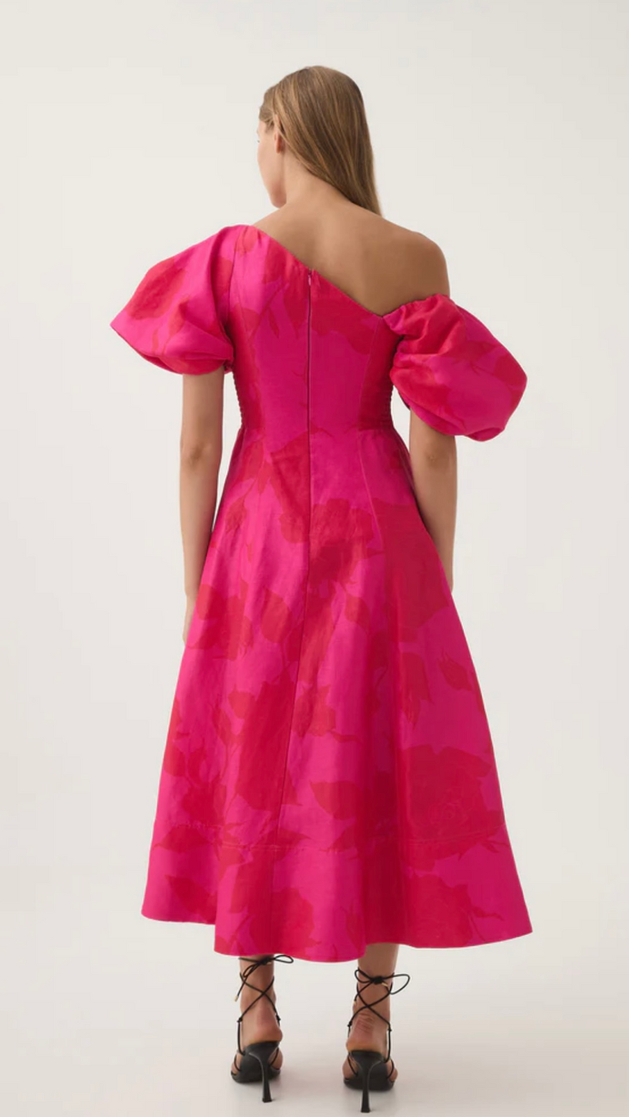 AJE Arista Tulip Sleeve Midi Dress photo 2